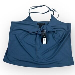 Banana Republic Reprieve Blue Sleeveless Tie Front Tank Top - Size S New‎